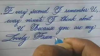 Good and neat handwriting with gel pen | how to write good handwriting