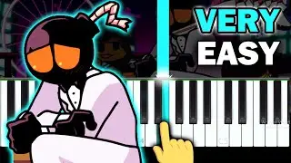 Friday Night Funkin - Whitty and Carol Date Week (Whitroll) - VERY EASY Piano tutorial