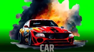 Car Drift Green Screen Video || Green Screen || Chroma Key || Content For Creators