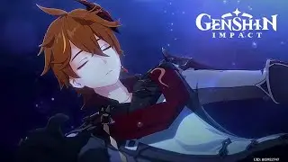 Tartaglia Meets Whale Cutscene