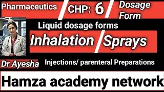 What is Inhalation ll What is Sprays ll Injections / Parenteral Preparations