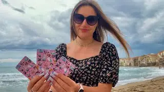 Что важно знать? Куда двигаться дальше🤍? ASMR расклад в Cefalù, Sicilia 🌊