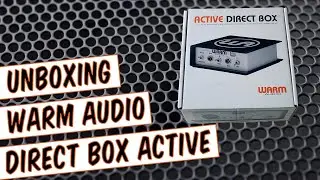 Warm Audio Direct Box Active Unboxing - Active & Passive DI Box