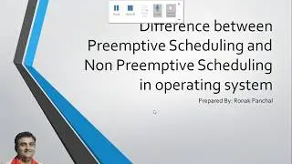 Difference between Preemptive Scheduling and Non Preemptive Scheduling in operating system
