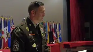 CSM Giancarlo Macri Air Defense Artillery NCO Induction Speech
