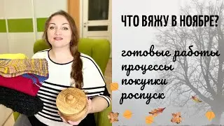Что вяжу в ноябре? Ругаю себя и пряжу! Готовые работы, процессы, грандиозный роспуск.