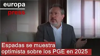 Espadas se mantiene "optimista" y confía en la aprobación de los PGE de 2025