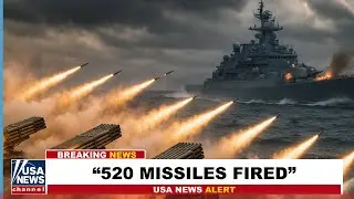 China Fires 520 Missiles — 12 US Ships Empty All 450 VLS Cells to Survive