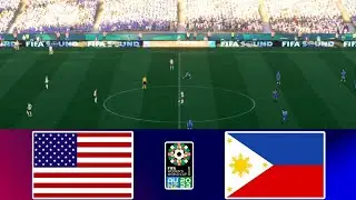 FIFA 23:  USWNT vs. PHILIPPINES (w) | Sep 8, 2024 | FIFA Women's World Cup 2023 | PS5 Gameplay
