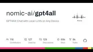 GitHub - nomic-ai/gpt4all: GPT4All: Chat with Local LLMs on Any Device