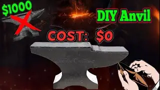 How to make an Anvil for FREE - DIY & Easy