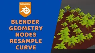 Blender Geometry Nodes - Resample Curve
