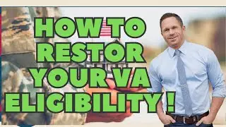 How to restore your VA Eligibility ! #valoans #vamortgage #100 #mortgage #homepurchase #veterans