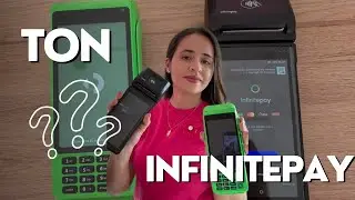 MELHOR MÁQUINA DE CARTÃO TON OU INFINITEPAY ATUALIZADO!