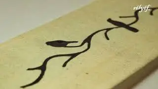 Inlay | Bird Stamps | Pottery tool for clay | Relyef