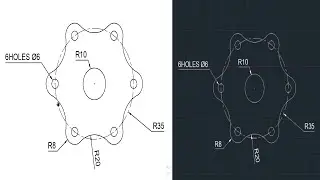 Autocad Drawing Excercise - 14 in Hindi /Autocad Tutorial/2d Drawing/Autocad Design