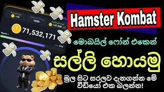 Hamster kombat mining sinhala | Hamster kombat sinhala සුපිරිම Airdrop එක #fyp #viral #hamsterkombat