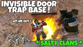 RUST | INVISIBLE DOOR TRAPS SUPER SALTY CLANS!  | TRAP BASE *INSANE LOOT*