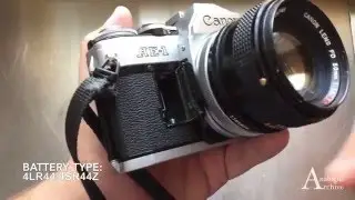 Battery Swap: Canon AE-1