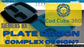 PLATE DESIGN WITH TOP WAVE | COMPLEX DESIGN | ADVANCE | SIEMENS NX | LATEST | ENGLISH
