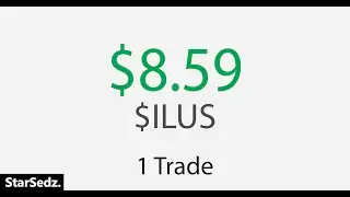New $15 Risk Level Trading $ILUS Morning Panic Bounce Setup - Live Daytrading Commentary