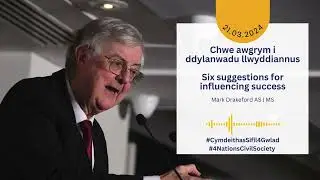 Chwe awgrym i ddylanwadu llwyddiannus | Six suggestions for influencing success