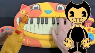 Bendy and The Ink Machine - Build Our Machine (Cat Piano, Chicken, Drum Calculator Cover)