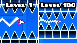 100 Levels of Difficulty In Geometry Dash!