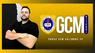 Live #328 Guarda Civil Municipal Niterói - Correção da Prova Valinhos/SP - Felipe Lima