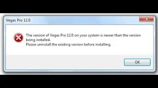 Что делать если не устанавливается Sony Vegas Pro 13?