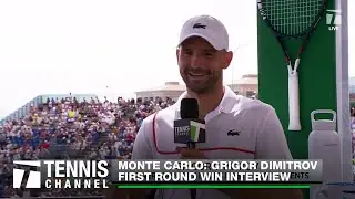 Grigor Dimitrov Enjoying Company of His Mother This Week | Monte Carlo First Round