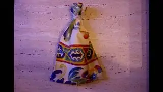 Hand made textile bag for bat