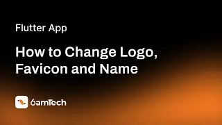 How to Change logo, favicon and name for flutter web version
