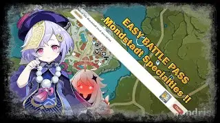 Genshin Impact - EASY 100x Mondstadt Specialties (Battle Pass Challenge)