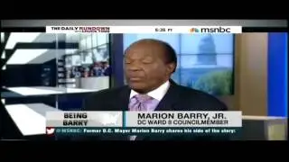 Marion Barry: Never smoked crack in my life