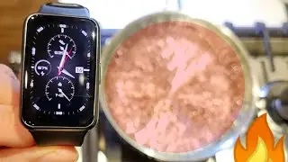 Water, Soda, BOILING Water Test. Huawei Watch Fit.