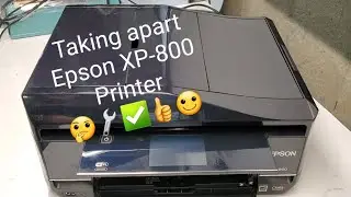Taking Apart Epson XP-800 Printer Disassembly XP-600, XP-810, XP-830