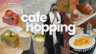 cafe hopping in seattle 🍰 🥐 cute & aesthetic desserts, local shops, small businesses, bakeries