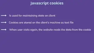 JavaScript Cookies