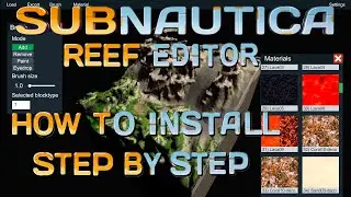 How to edit terrain in Subnautica with the Reef Editor Program