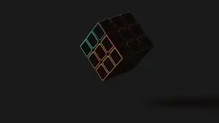 Rubik's Cube 3D Animation Test