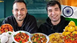 WE TRIED INDIAN FOOD!! 🇮🇳 @muratabigf