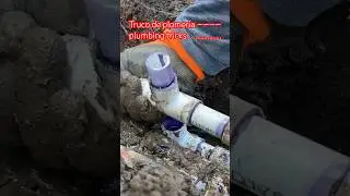 Truco de plomeria —plumbing tricks#hazlotumismo #diy #pvcpipe #plumbingtricks #brokenpipe