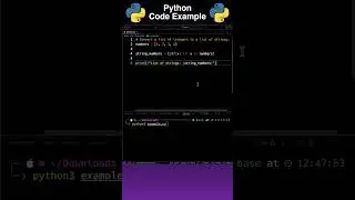 Python: Convert a List of Numbers to a List of Strings
