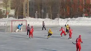 Хоккей с мячом. Пенальти.
