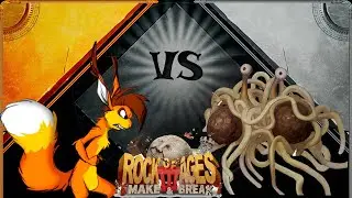 Белка против макарон (Игра-Rock of Ages 3 Make And Break)