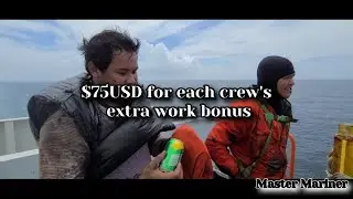 Greasing Ship's Crane Wire