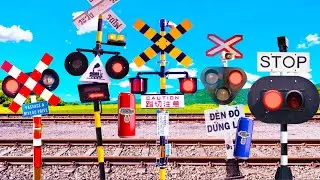 【踏切アニメ】透明化してしまうふみきりカンカン😂😂😂The Railroad Crossing That Becomes Transparent!!