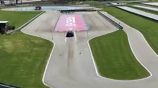 Porsche Experience Center Atlanta Watch Red And Black Car Get Flip Out