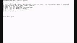 How to kick people off your wireless Network/Router